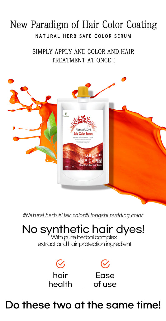 Natural herb safe color serum 100g