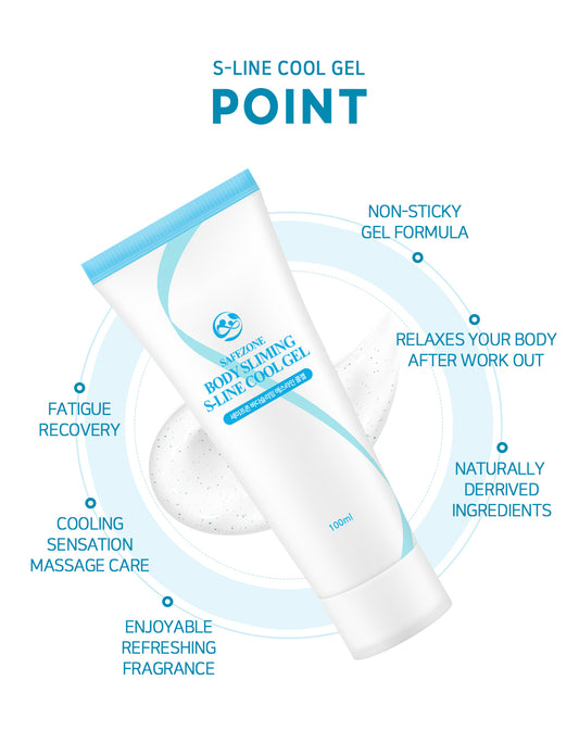 Safezone body slimming s-line cool gel 100ml