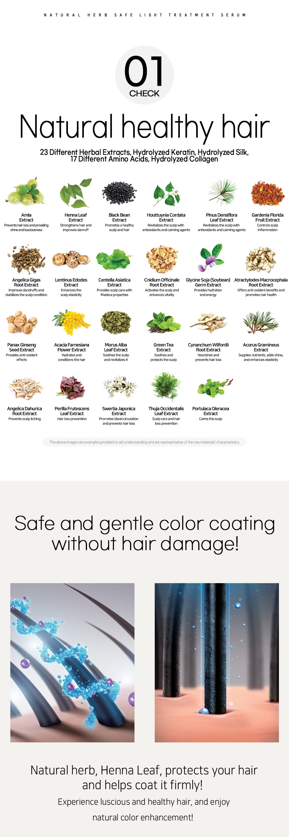 Safe light treatment serum 100g