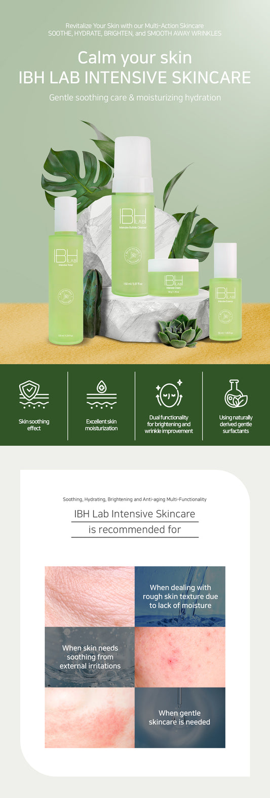 IBH LAB Intensive Skincare 4-Step Set (380g)