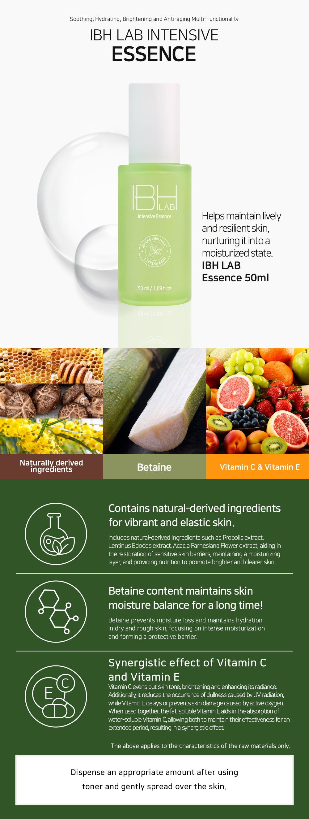 IBH LAB Intensive Essence 50ml
