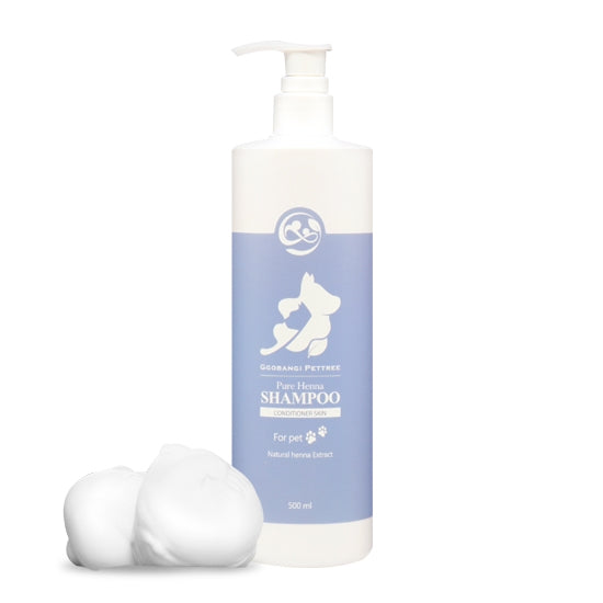 Cobain Pettree Pure Henna Shampoo (Long Fur) 500ml