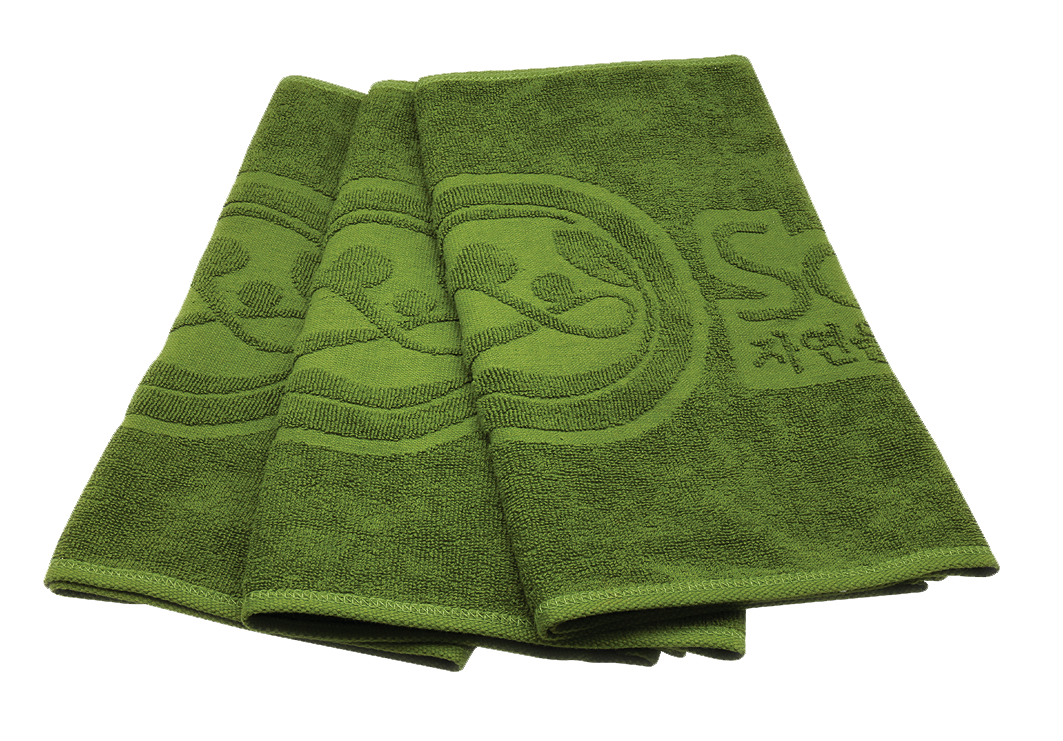 Premium Korean-Style Towel (Dark Green) 120g