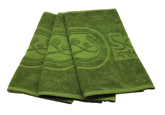 Premium Korean-Style Towel (Dark Green) 120g