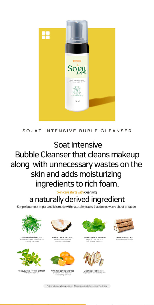 SOJAT INTENSIVE BUBBLE CLEANSER 120ml