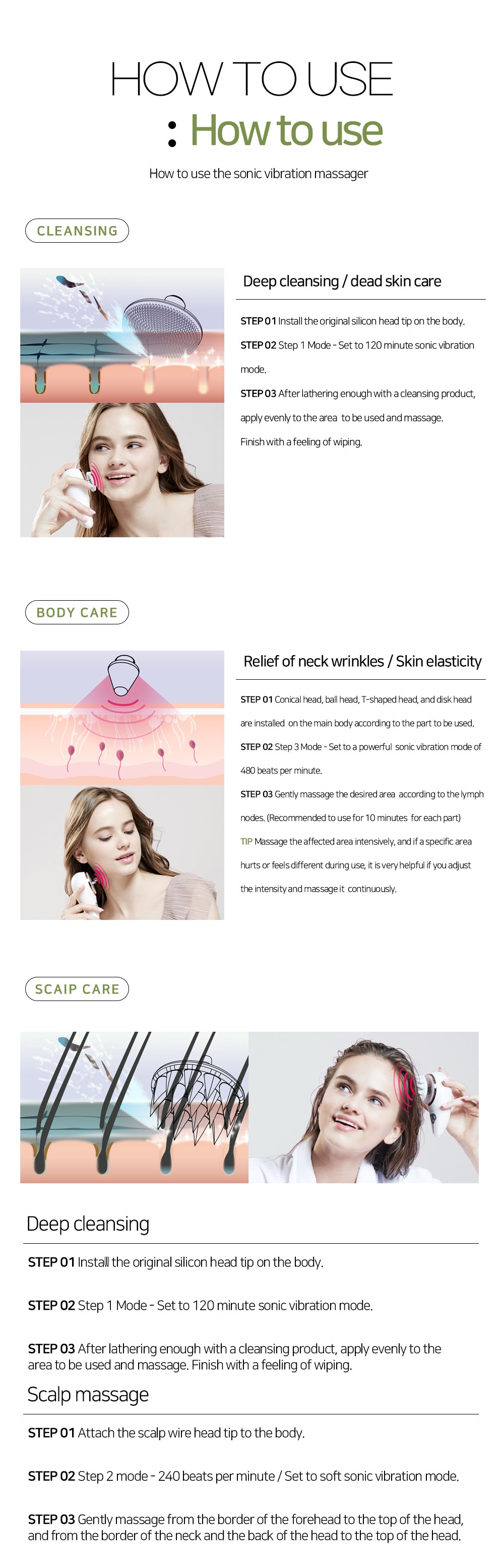 Sound wave full body device 1.1kg