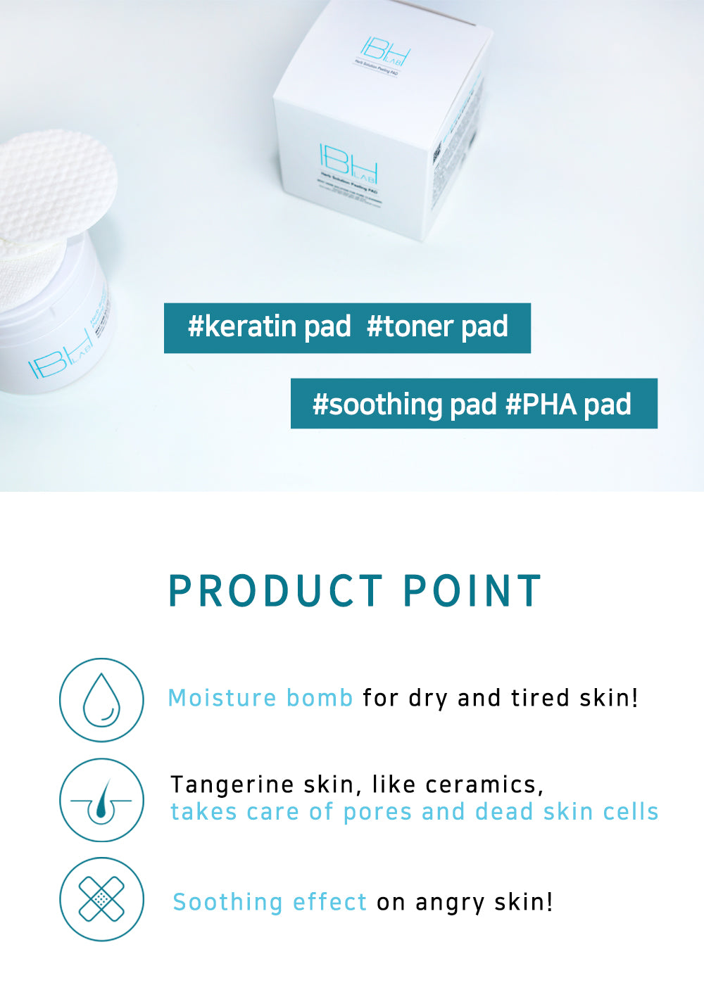 Herb solution peeling pad (60 pads / 180g)