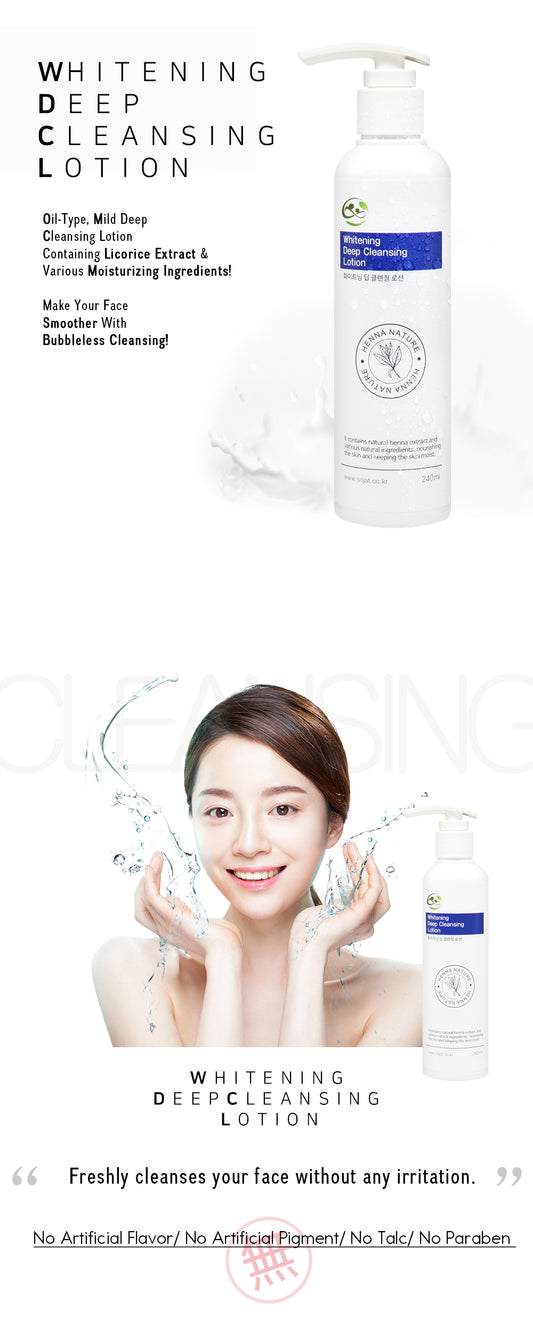 Whitening Deep Cleansing Lotion 240ml