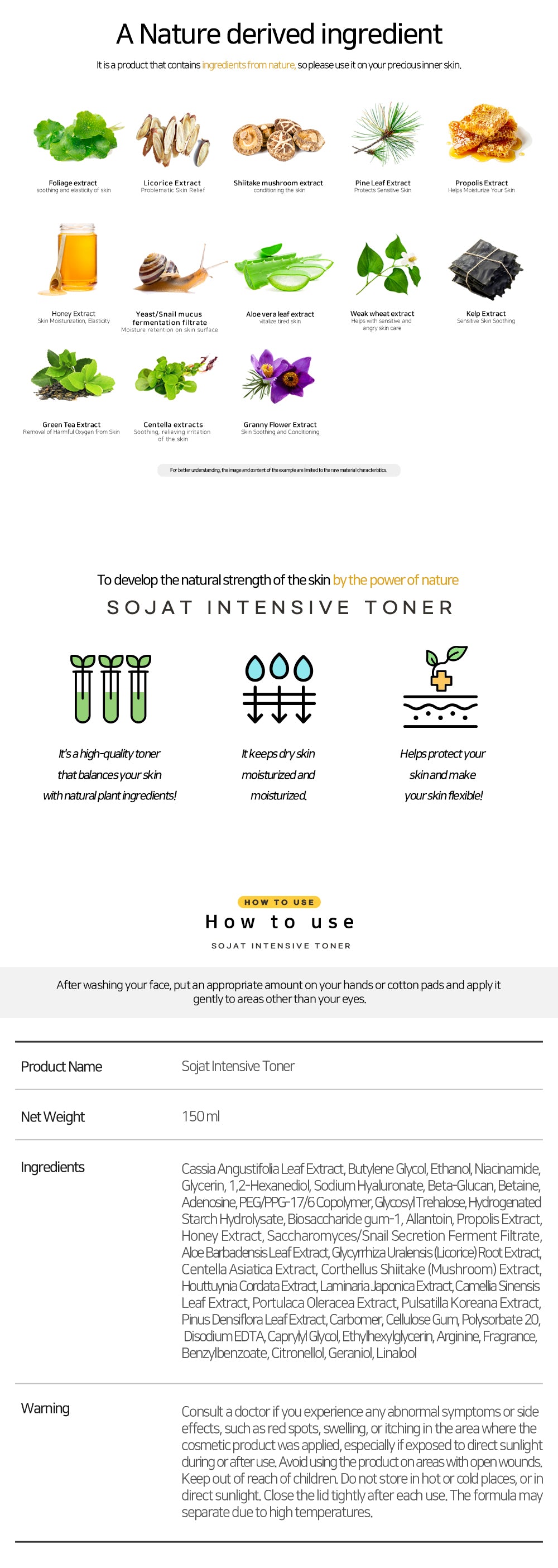 SOJAT intensive 4-set (410g)