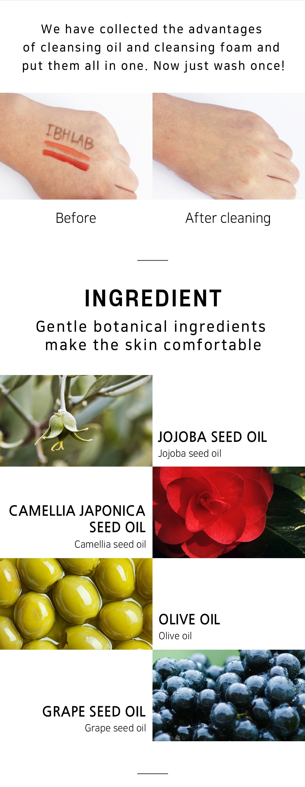 ILAB Herb Solution Oil-to-Foam Cleanser 150ml