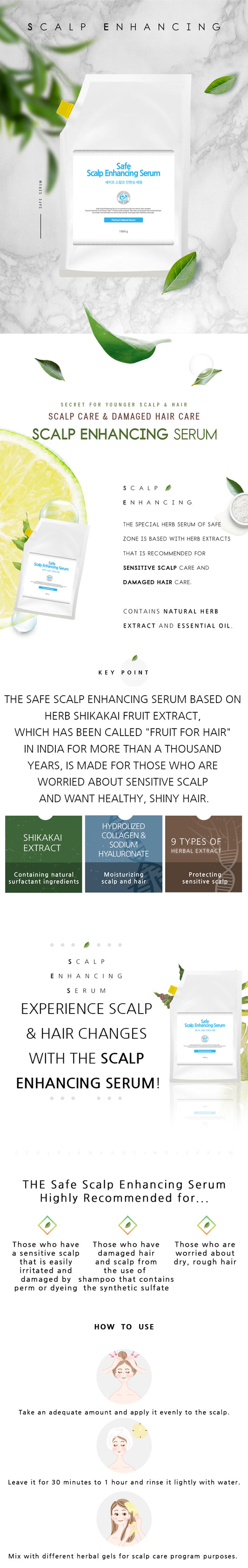 Safe scalp enhancing serum (shikakai gel) 1.5kg