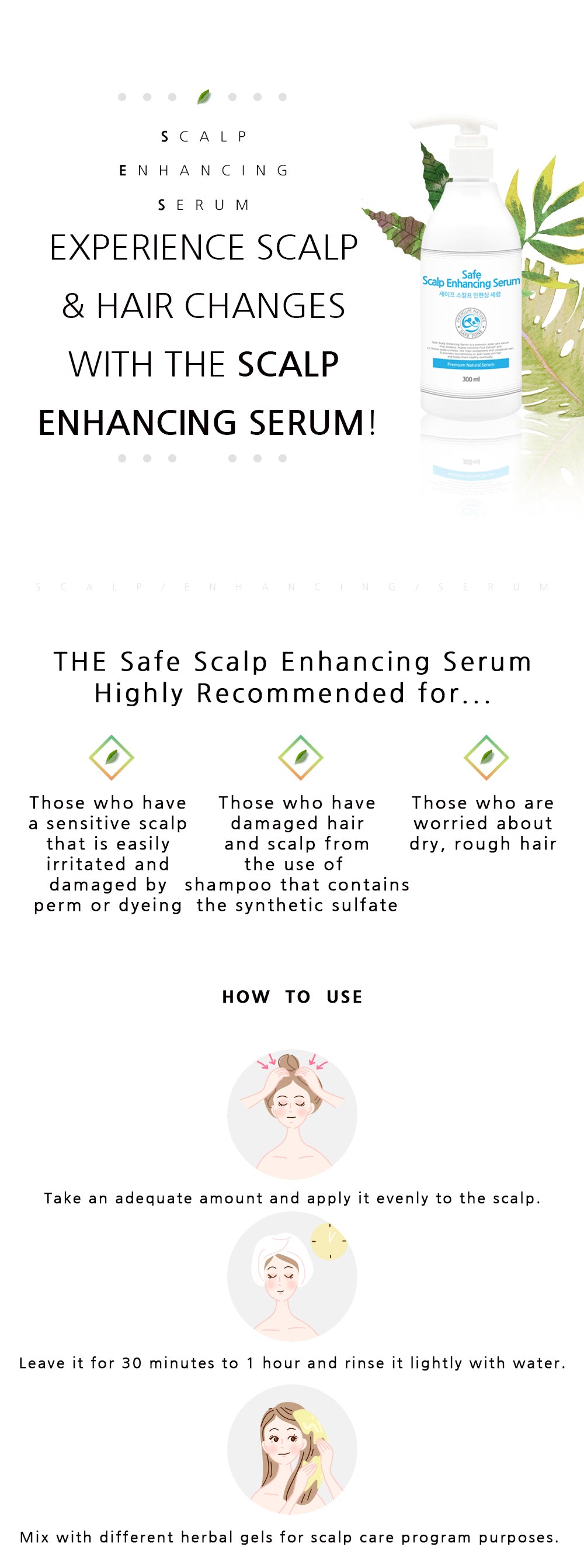 Safe scalp enhancing serum (shikakai gel) 300ml