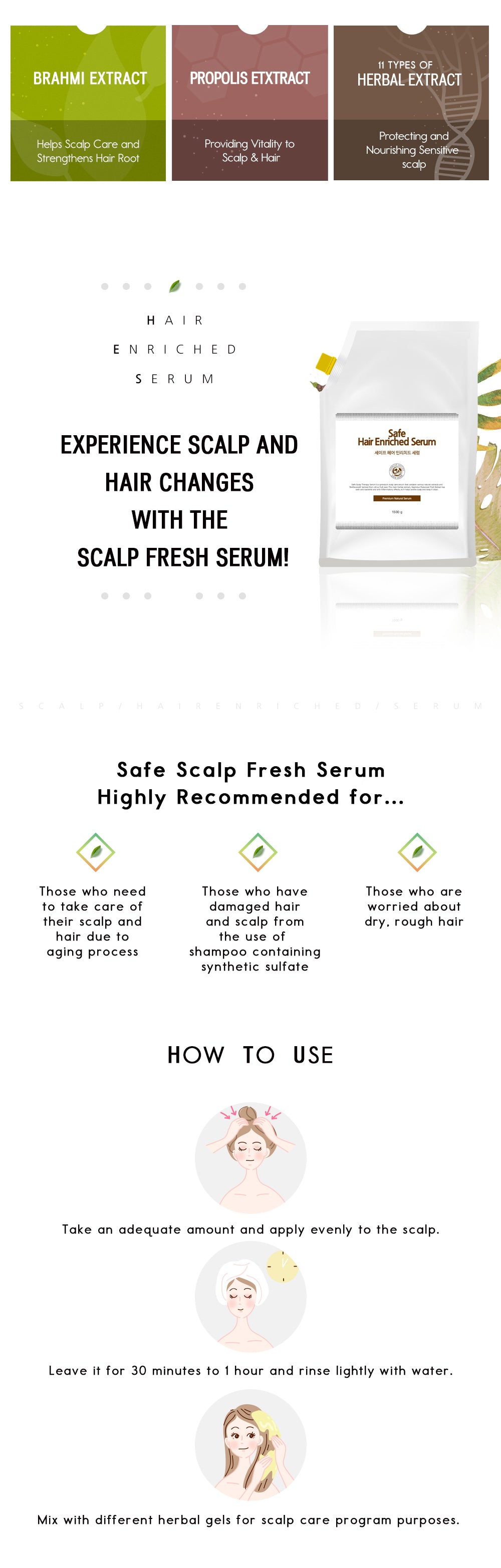 Safe Hair Enriched Serum 1.5kg