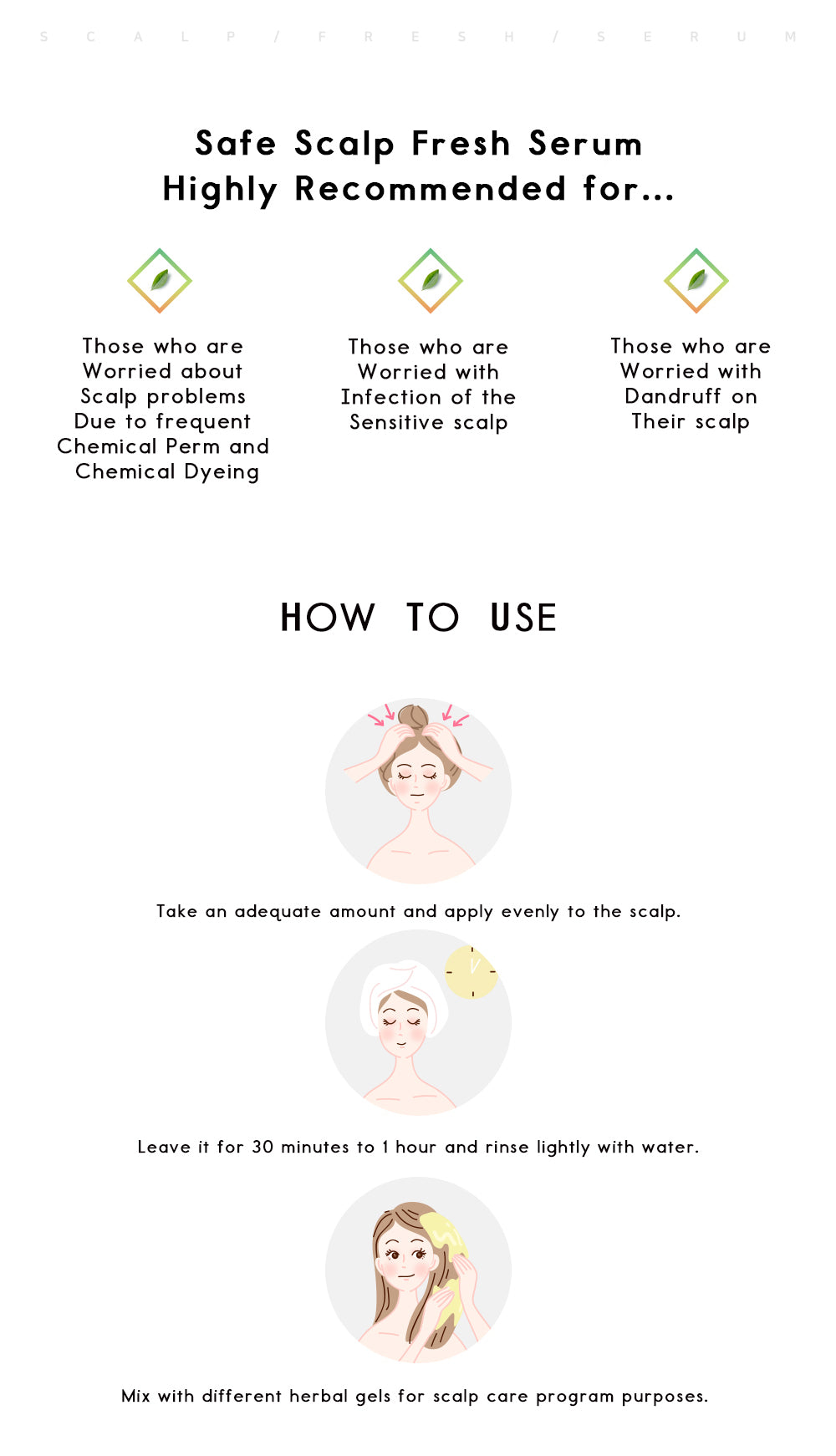 Safe Scalp Fresh Serum (Neem Gel) 300ml