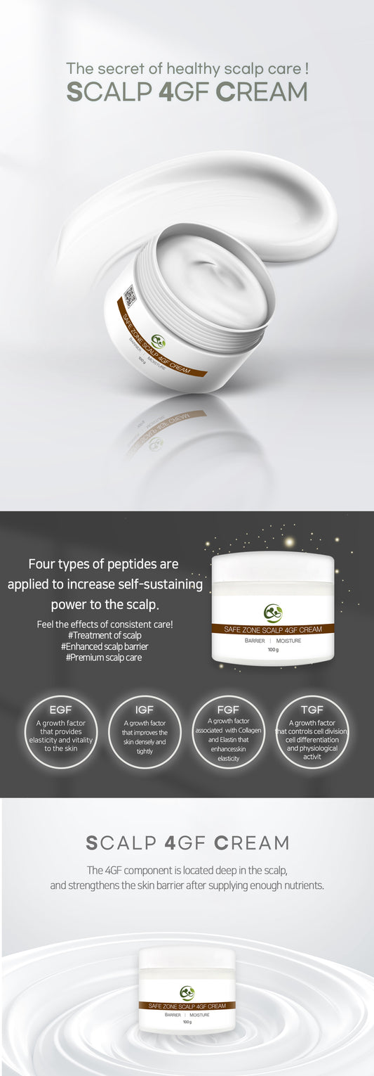 Safe zone scalp 4GF cream 100g