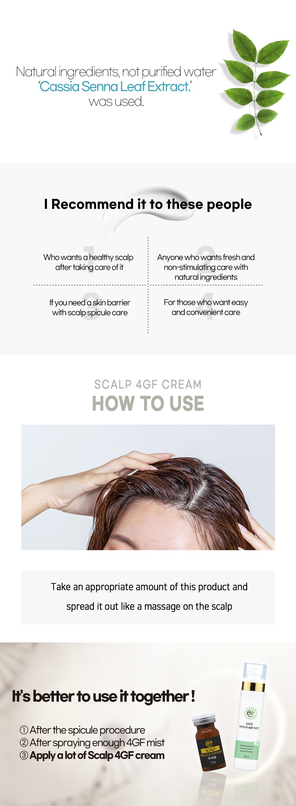 Safe zone scalp 4GF cream 100g