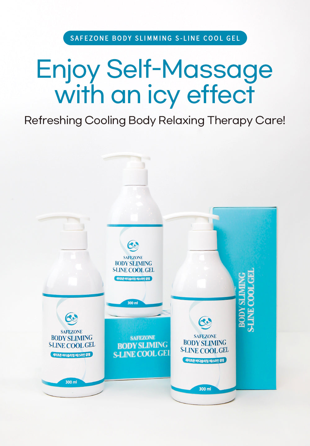 Safezone body slimming s-line cool gel 100ml