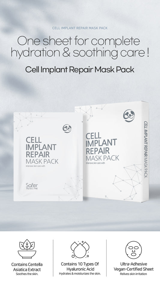 Cell Implant Repair Mask Pack 25g × 10ea