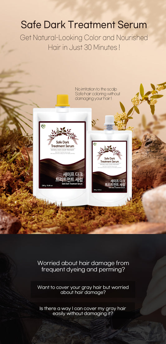Natural herb safe dark treatment serum 100g