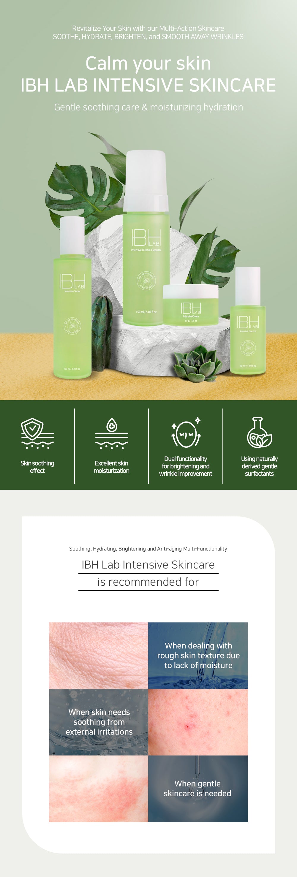 IBH LAB Intensive Skincare 4-Step Set (380g)