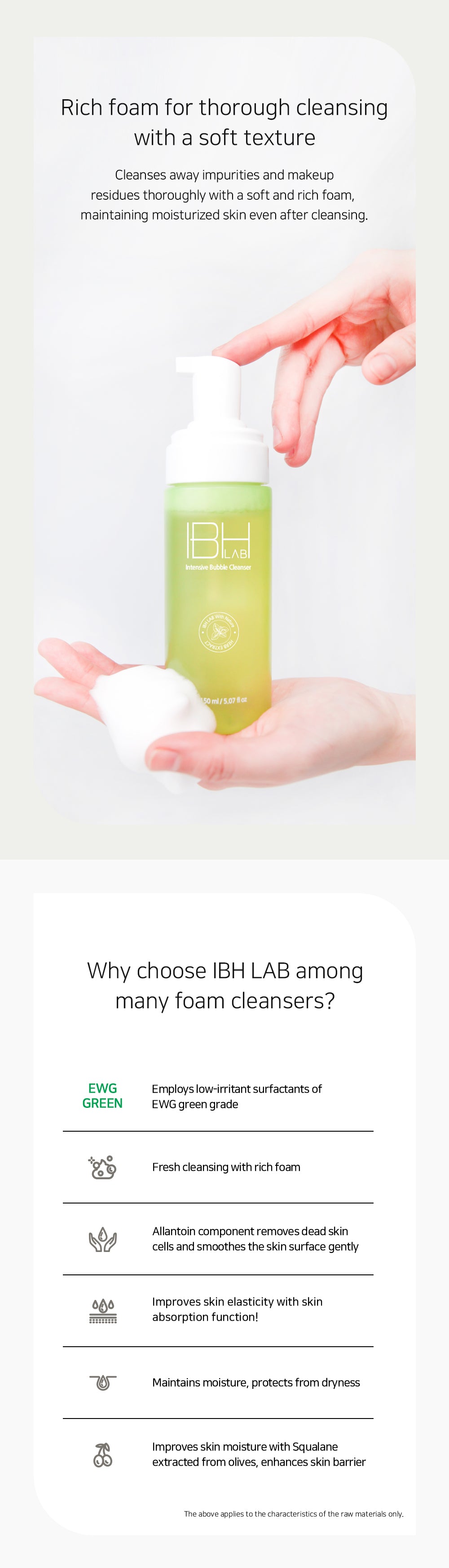 IBH LAB Intensive Bubble Cleanser 150ml