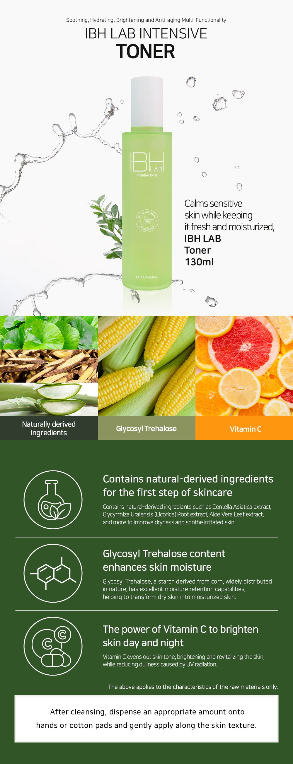 IBH LAB Intensive Toner 130ml