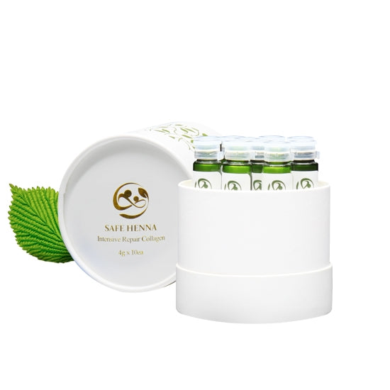 Safe Henna Intensive Repair Collagen Set (4g × 10 ea)