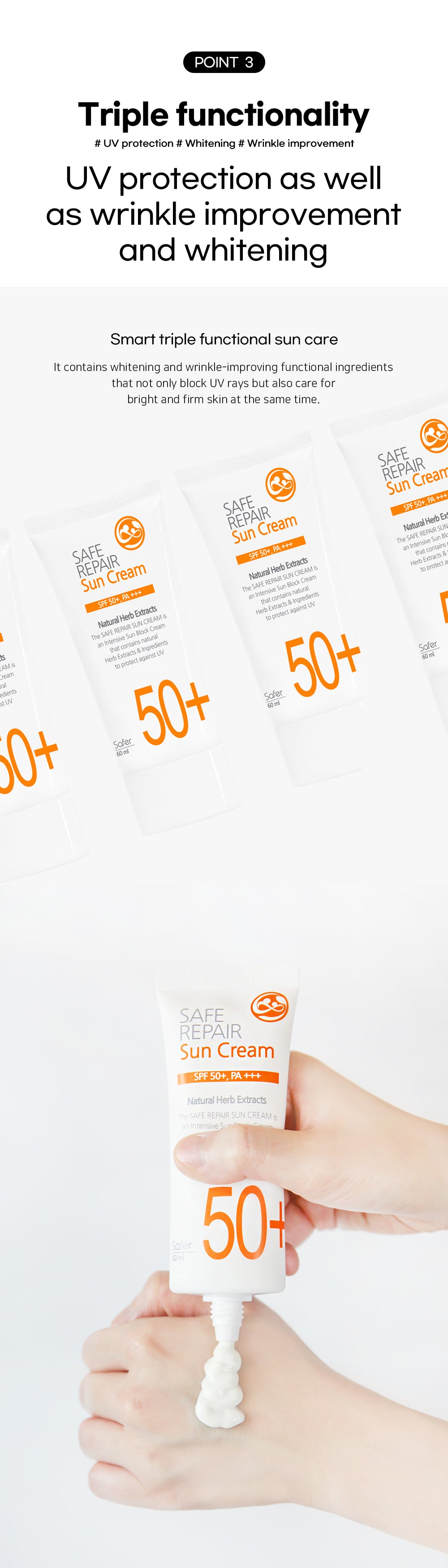 Safe Repair Sun Cream - 60ml