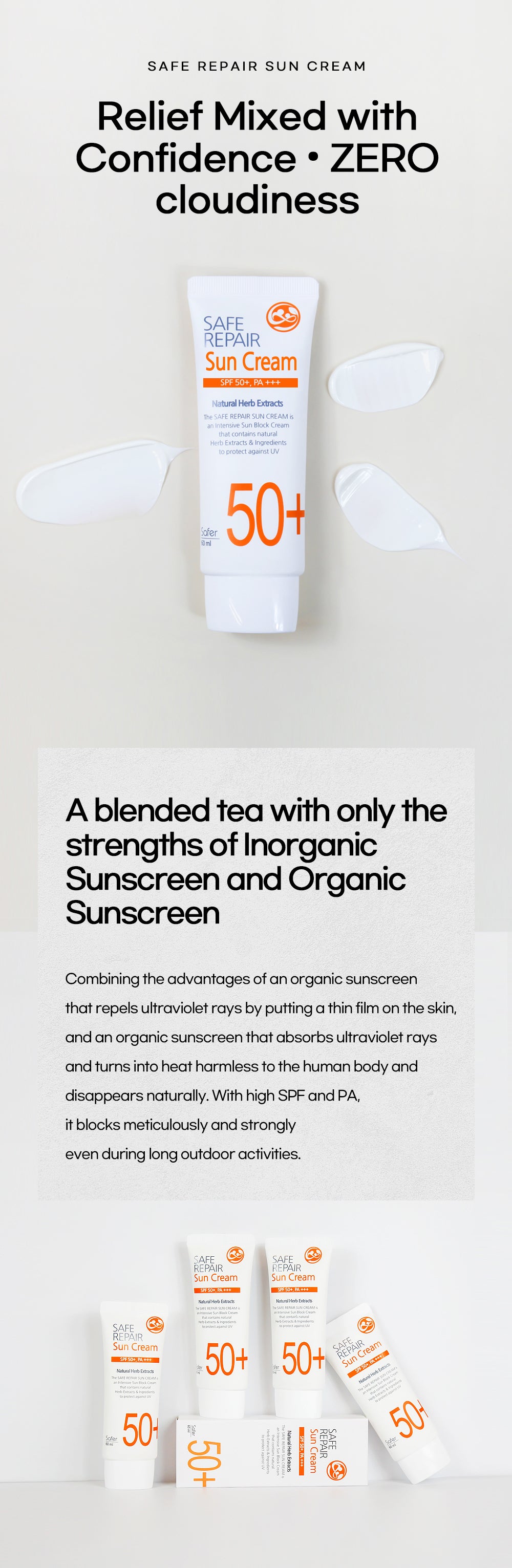 Safe Repair Sun Cream - 60ml